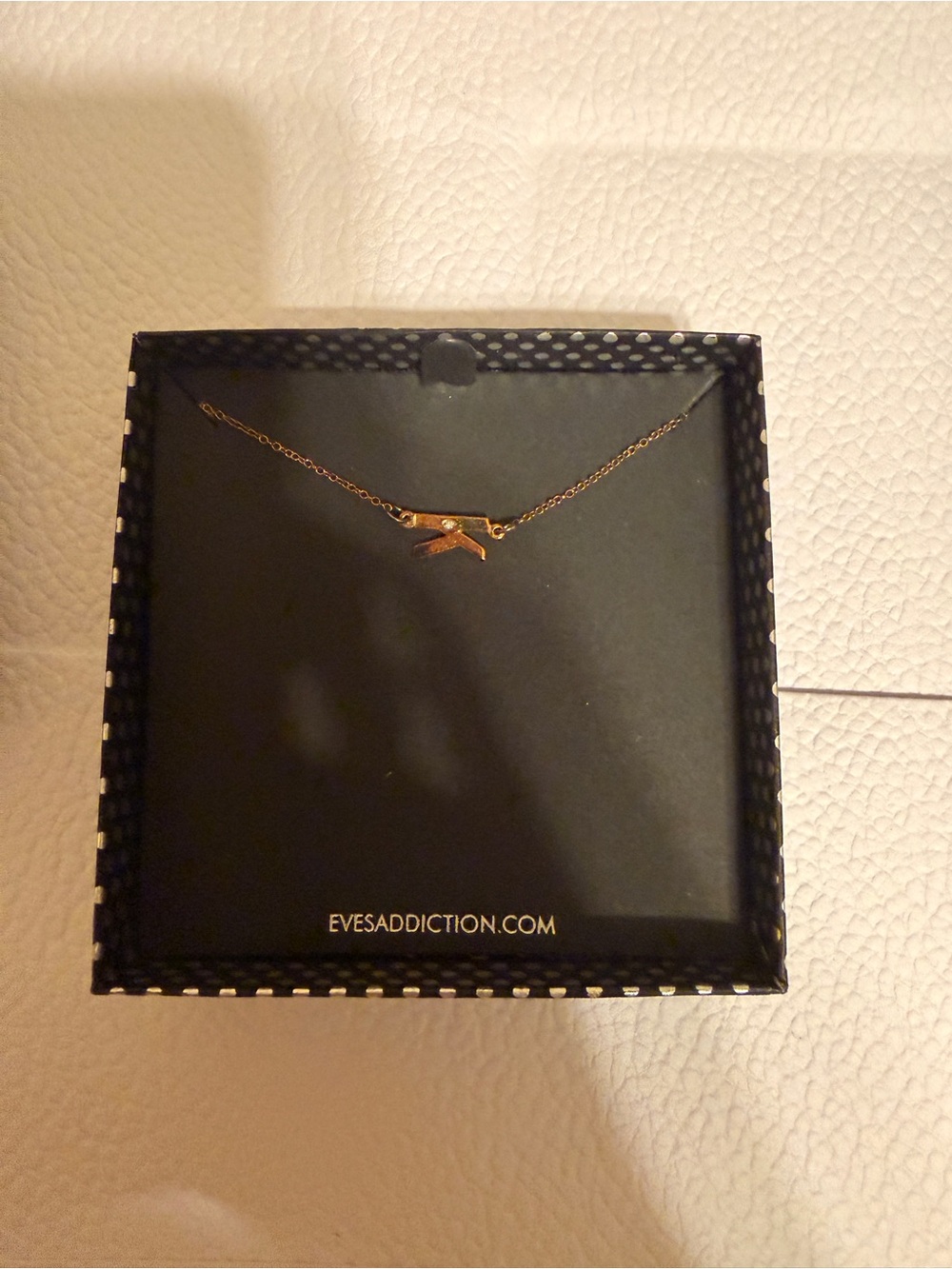 Addiction Gold Fox Charm Necklace